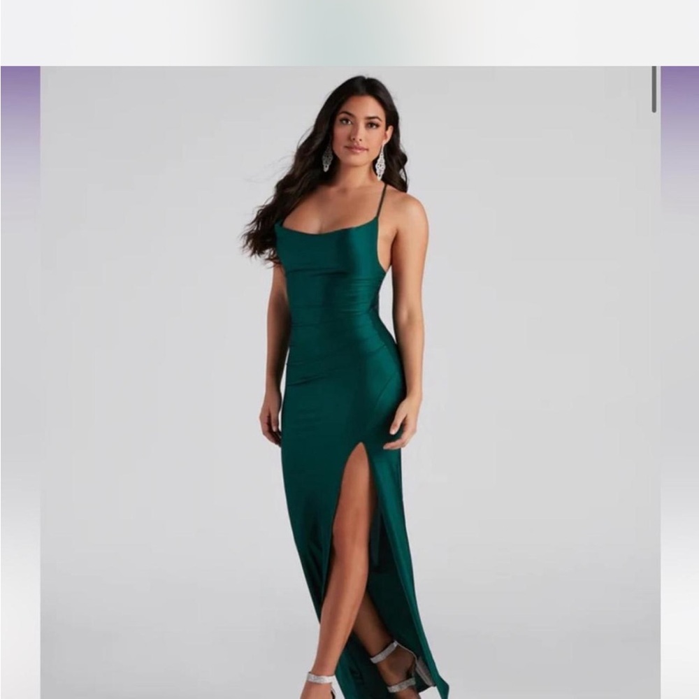 Windsor Dark Green Maxi Dress